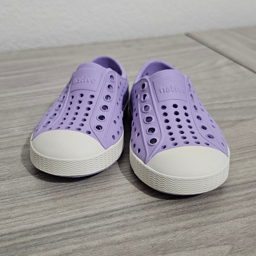 Native Shoes Jefferson Classic Slip On Lavender Lilac Little Kids Toddler C5 - Picture 5 of 11